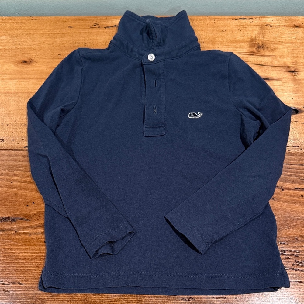 Vineyard Vines Navy Kids Polo Shirt